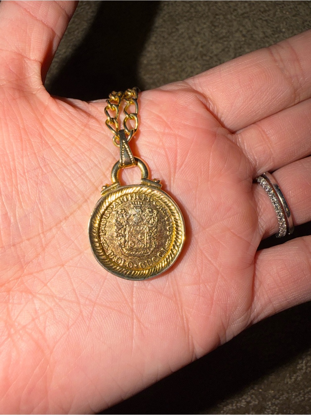 RARE Vintage Paolo Gucci Pendant Necklace - Picture 4 of 10